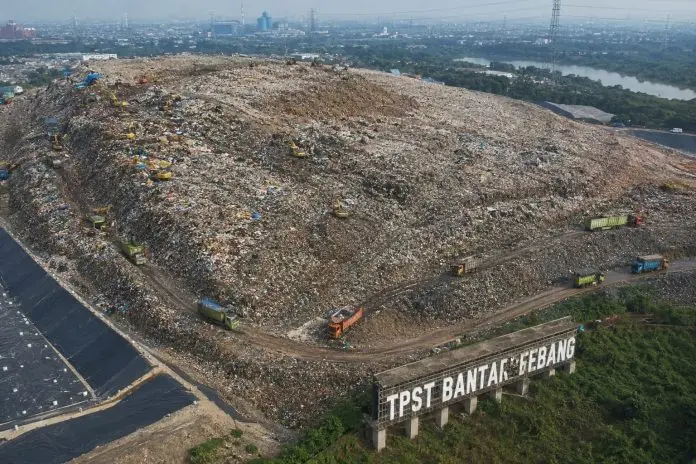 tumpukan sampah